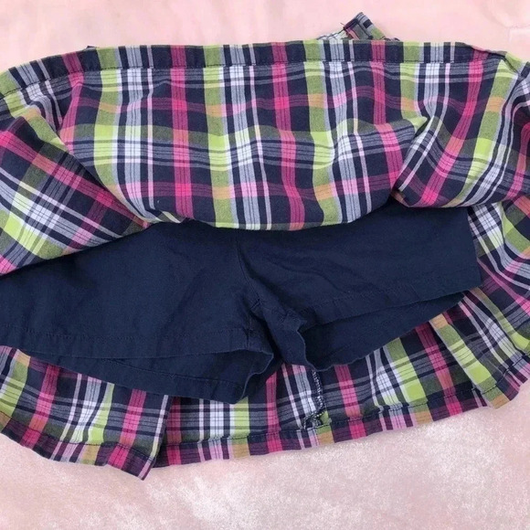 Crazy 8 Plaid Lines Skort Size Small 5/6 - Picture 4 of 5